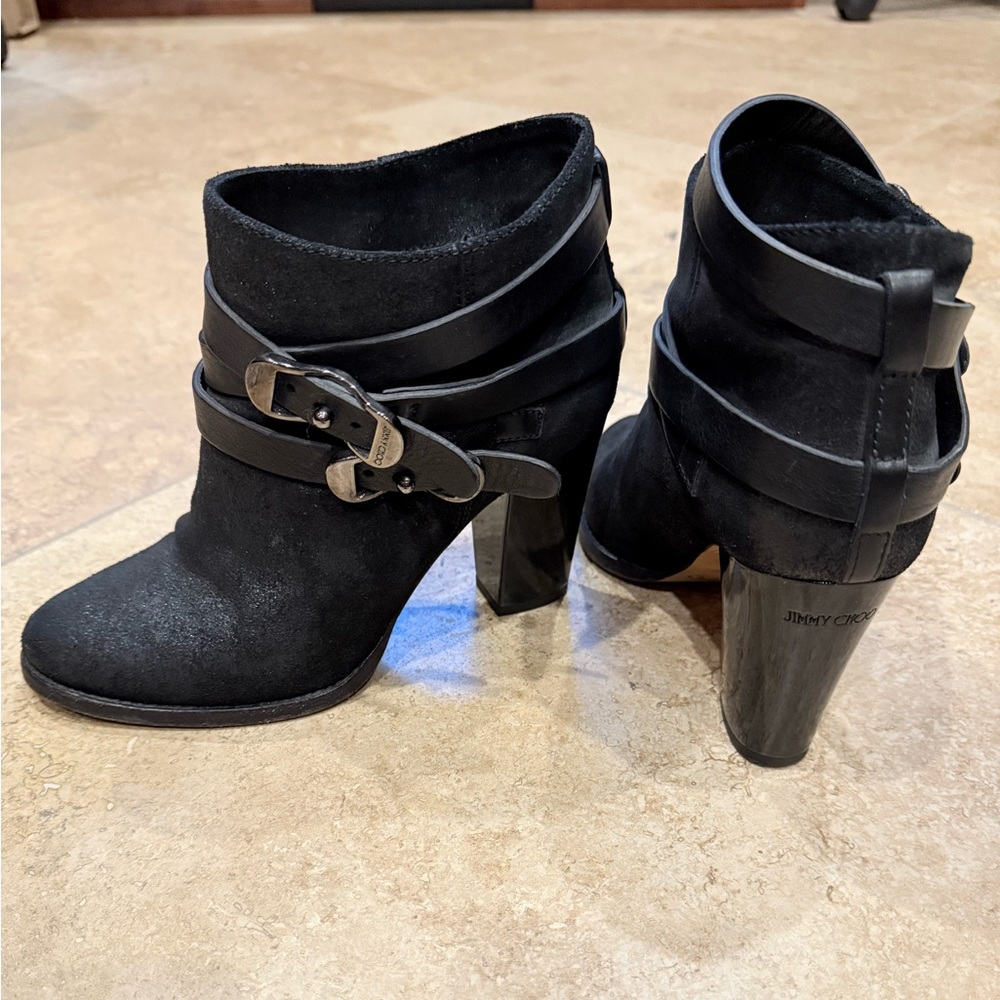 Jimmy Choo Black Melba shoes 36.5